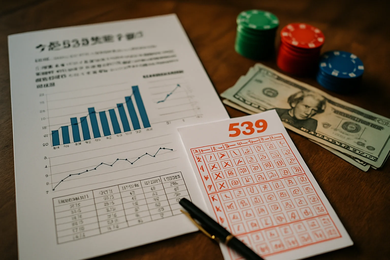 今彩539怎麼玩才會贏-彩券投注與號碼選擇場景