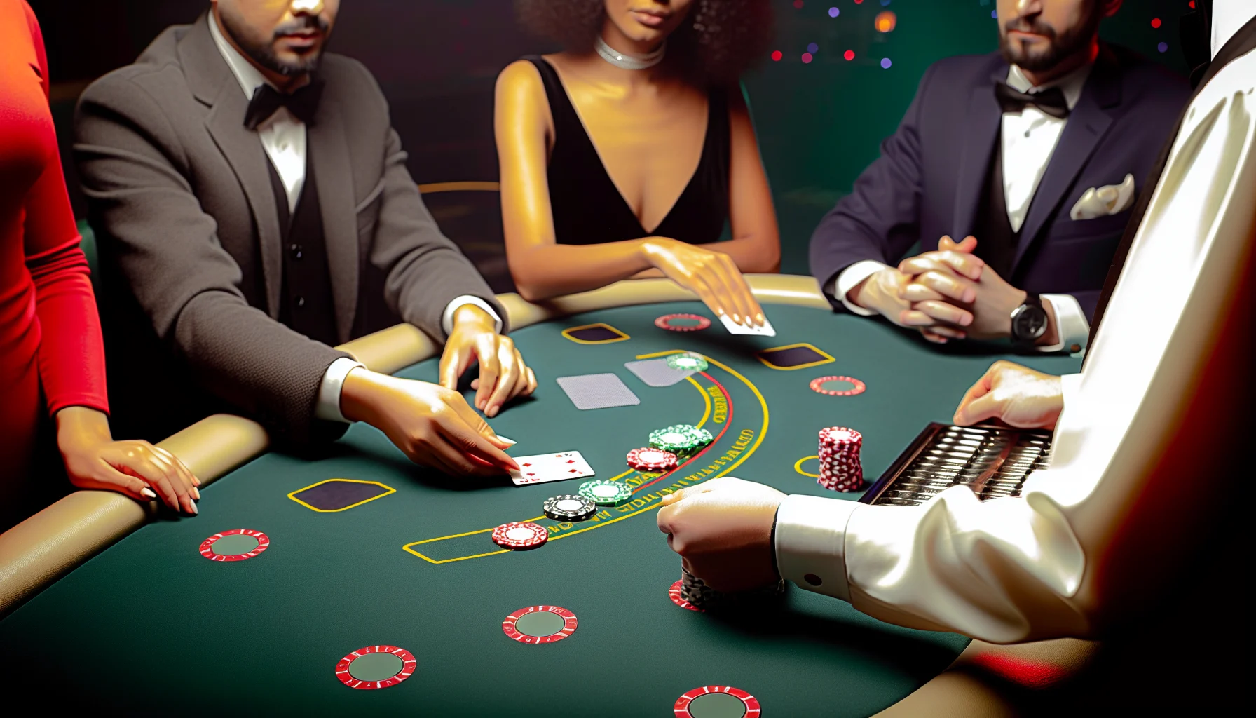 玩家在手機上玩線上百家樂的畫面