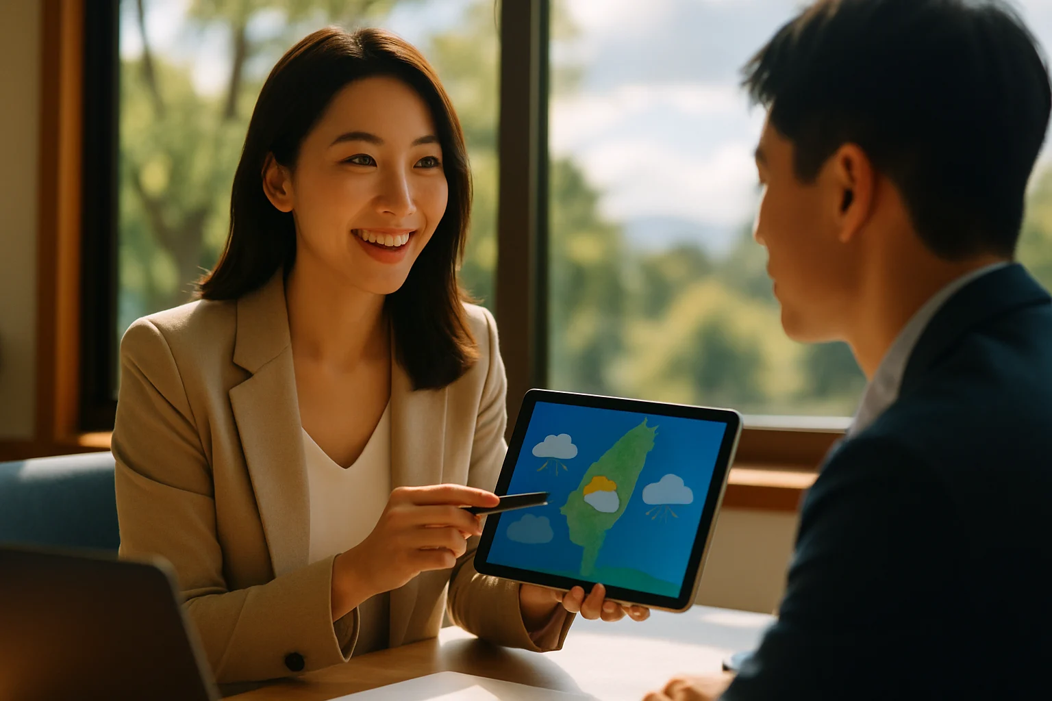 高速公路雨天車流緩慢行駛的空拍畫面